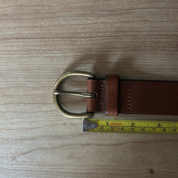 J. Crew Italian Leather Belt (Dark Brown) - Picture 7 of 7
